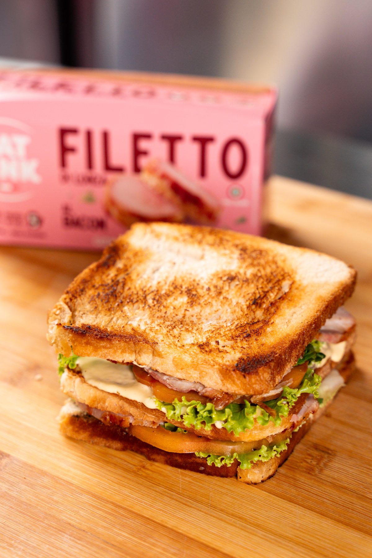 Club Sandwich con Filetto al Bacon